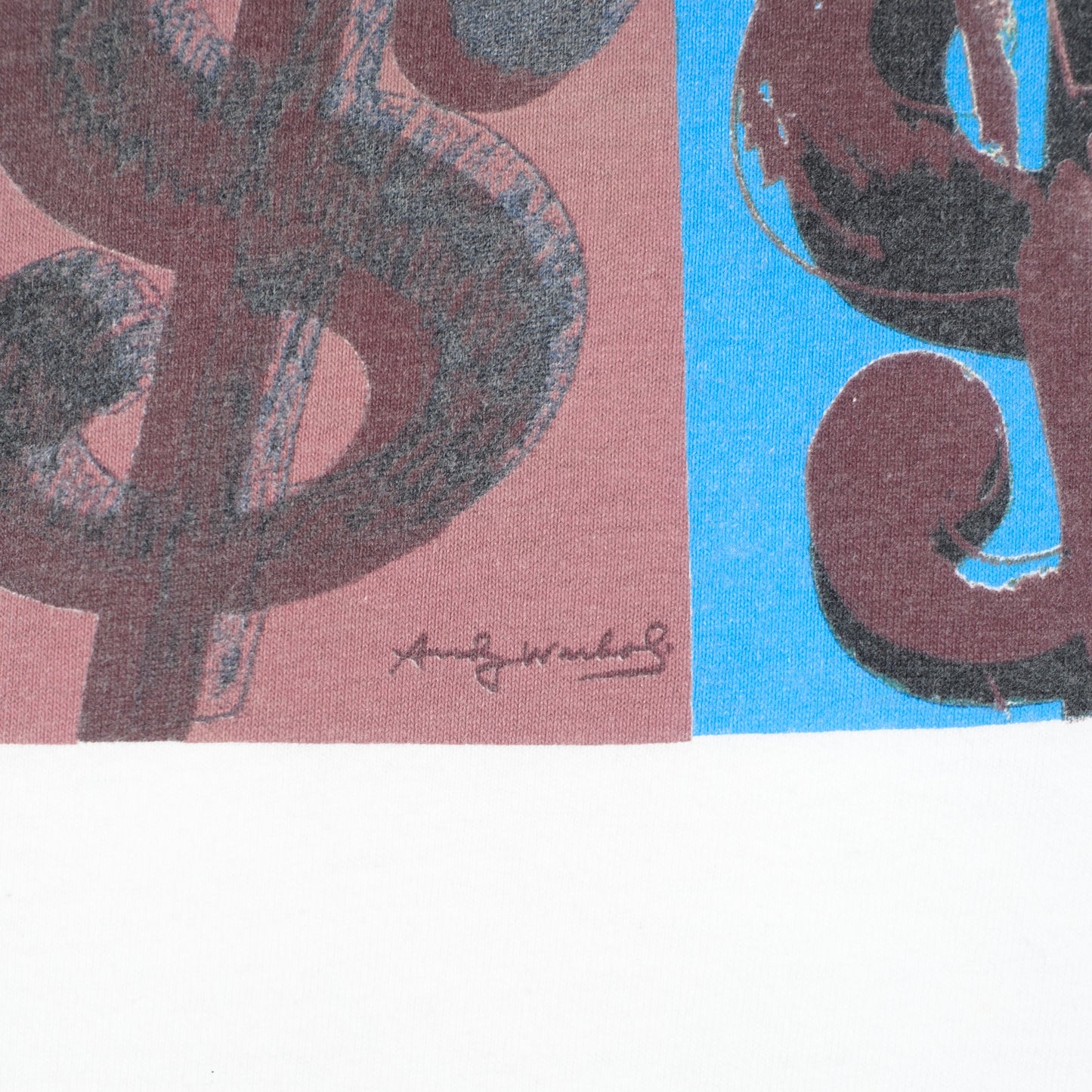ANDY WARHOL DOLLOR SIGN T-SHIRT