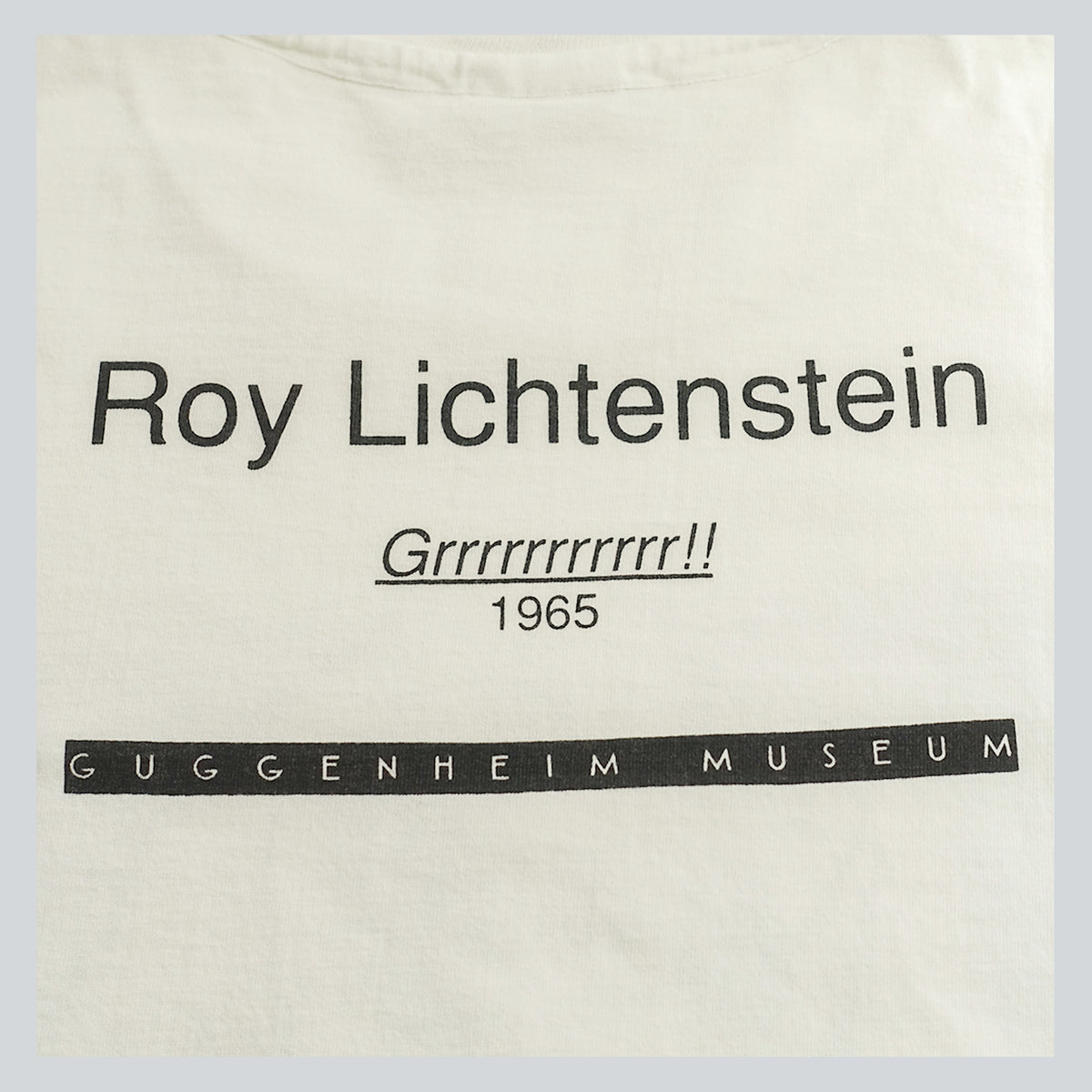 Roy Lichtenstein Grrrrrrrrrrr!!(1965) Tee