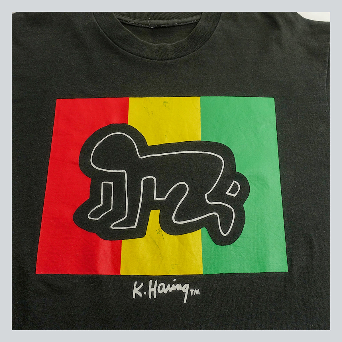 Keith Haring Rasta Radiant Baby Tee