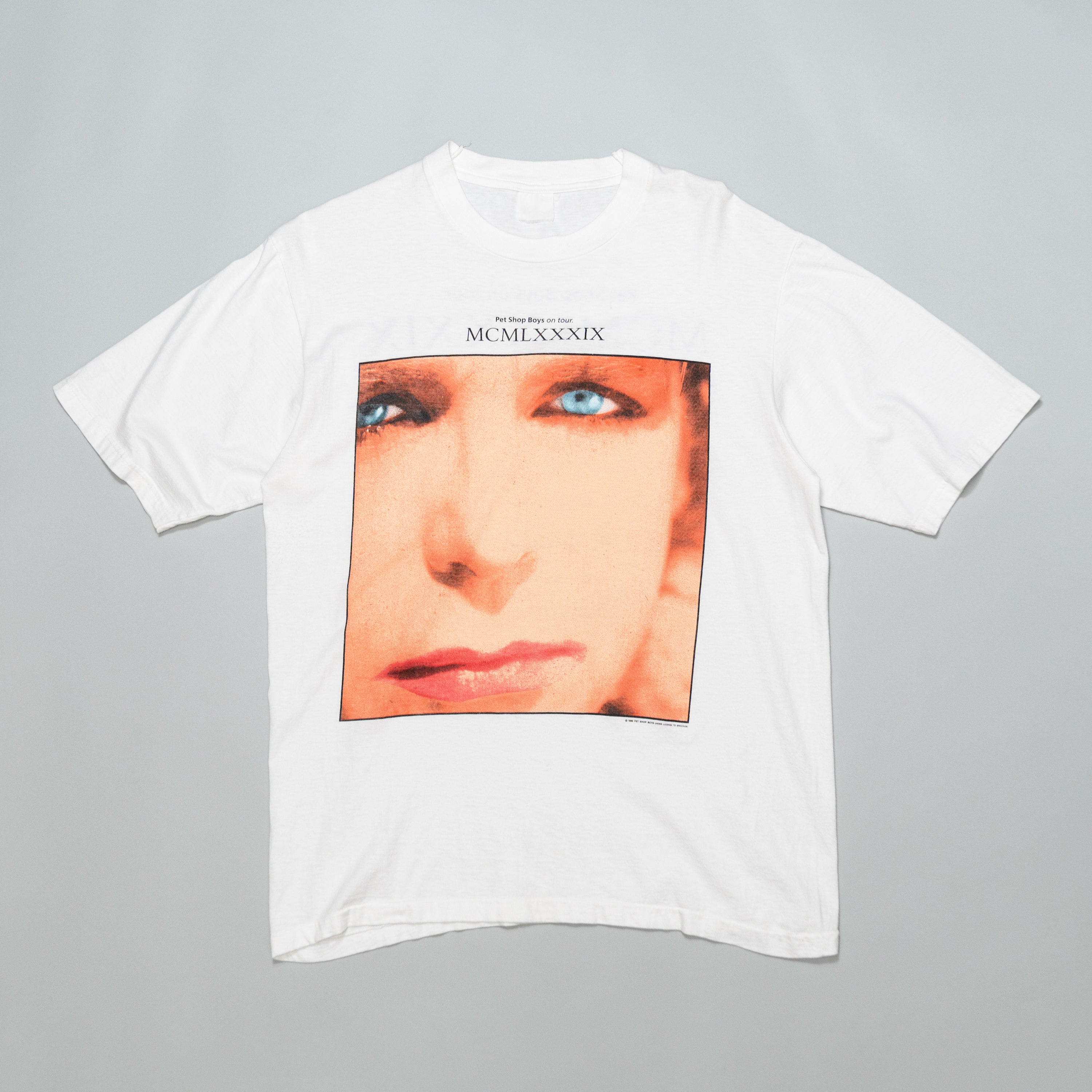 PET SHOP BOYS MCMLXXXIX TOUR 1989 T-SHIRT – PORTRATION