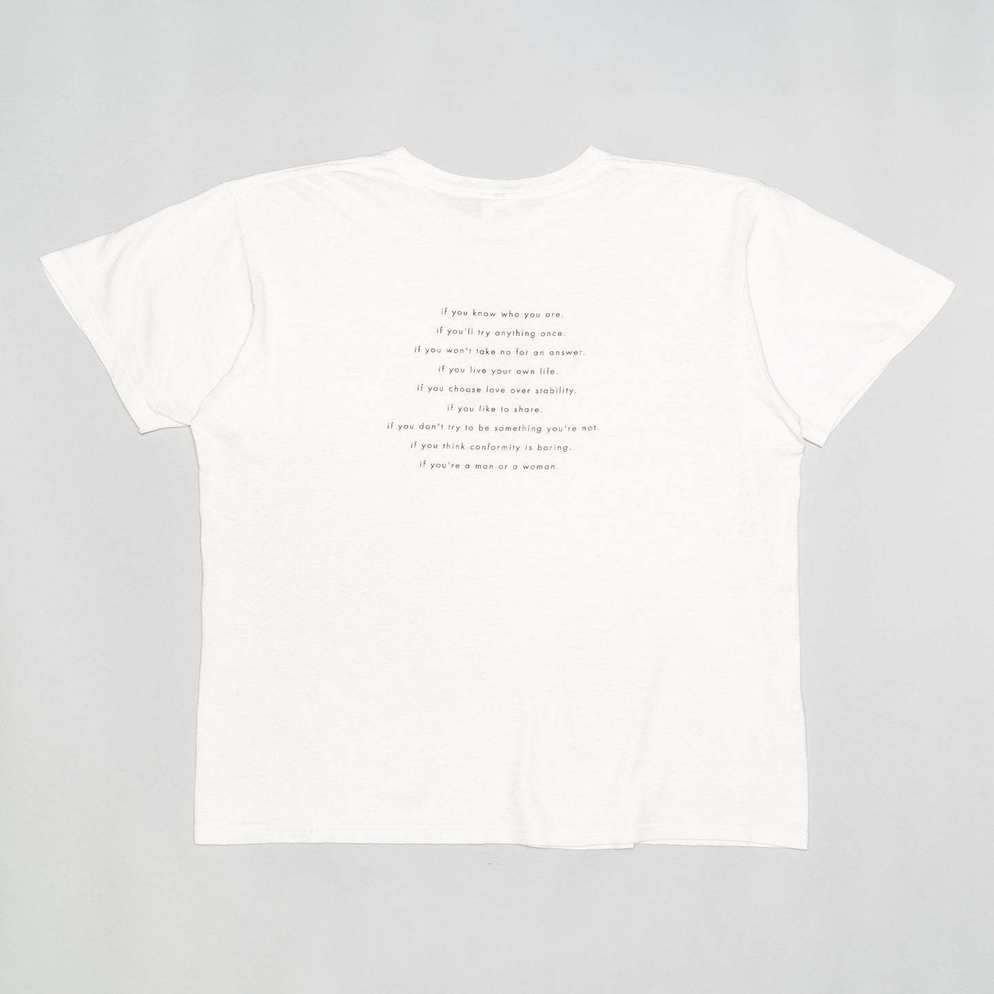 CALVIN KLEIN CK ONE T-SHIRT