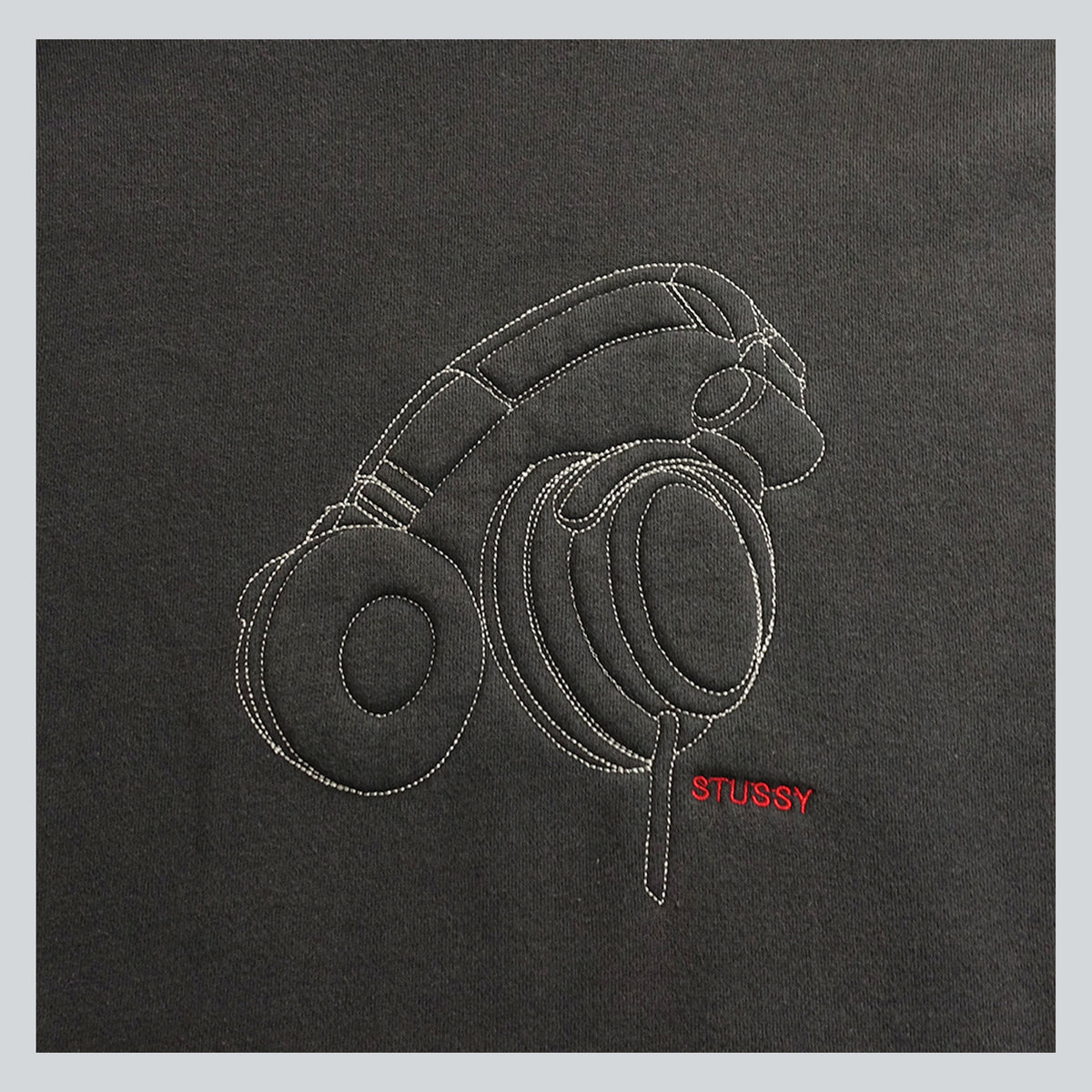 Stussy Headphone Embroidery Hoodie