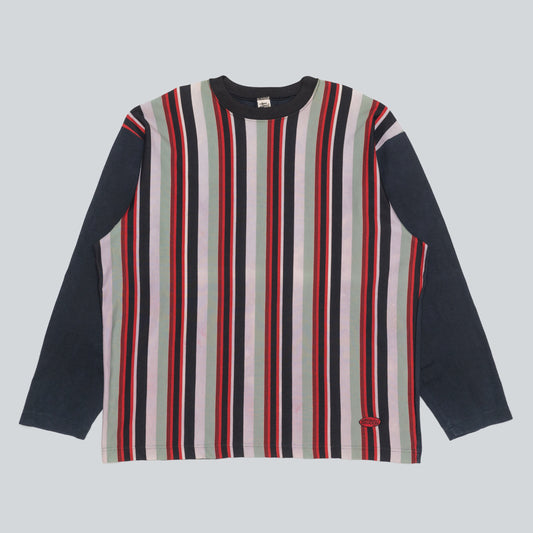 Stussy Multi Stripe(1990s) L/s Tee
