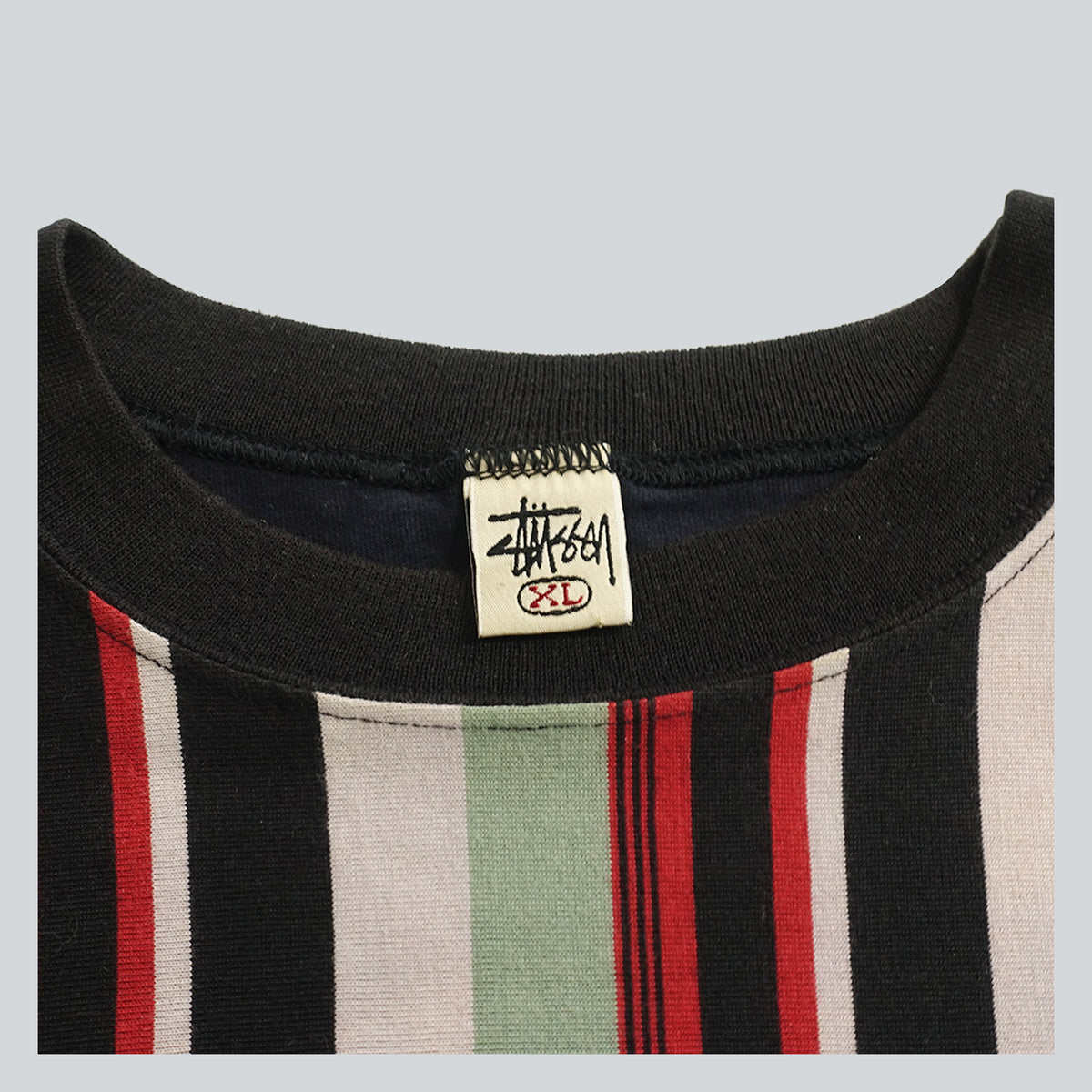 Stussy Multi Stripe(1990s) L/s Tee