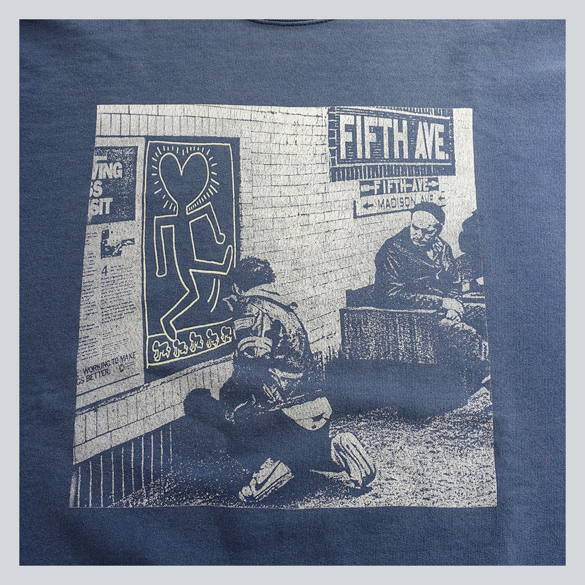 Keith Haring Subway Drawing(1983) Sweatshirts